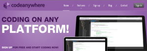 Codeanywhere トップページ